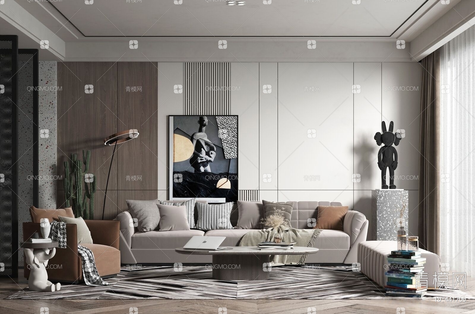 现代客厅室内设计效果图-3damx+VRAY|三维|建筑/空间|huayu2016 - 原创作品 - 站酷 (ZCOOL)