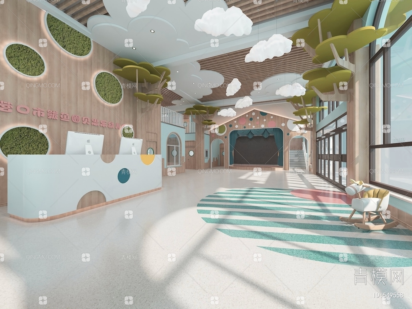 幼儿园一楼|空间|室内设计|杨晨希 - 原创作品 - 站酷 (ZCOOL)