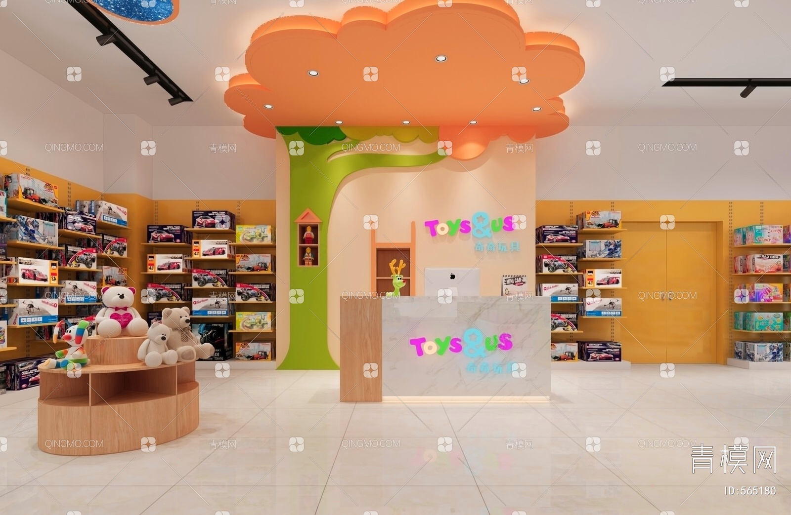 现代儿童玩具专卖店3D模型设计图__室内模型_3D设计_设计图库_昵图网nipic.com