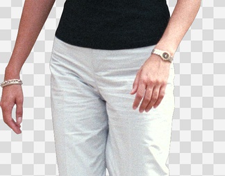 微笑的女性