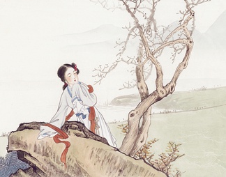 国画仕女图