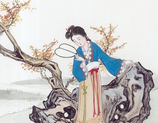 国画仕女图