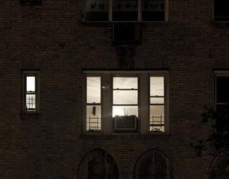室外建筑夜景玻璃贴图
