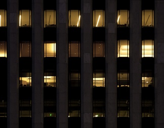 室外建筑夜景玻璃贴图