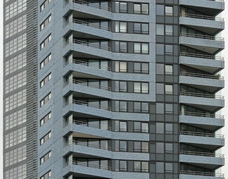 高分辨贴图白天建筑立面