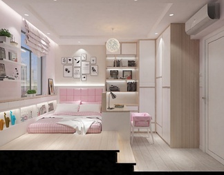 儿童房 儿童房3D模型下载【ID:389682】