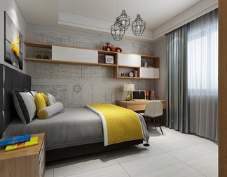 儿童房 儿童房3D模型下载【ID:389541】