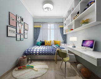 儿童房 儿童房3D模型下载【ID:389506】