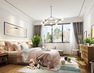 儿童房 儿童房3D模型下载【ID:389305】