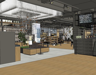 书店 书店su模型下载【ID:381997】