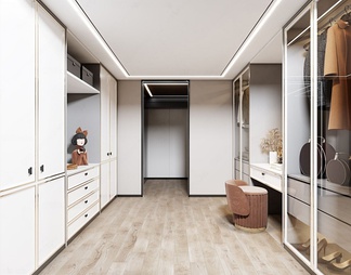衣帽间 衣帽间3D模型下载【ID:495926】