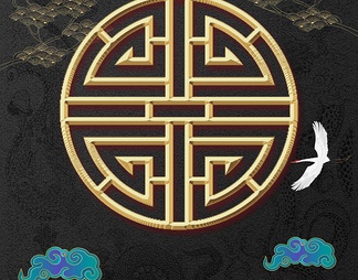 中国风国潮装饰画