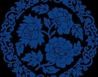 青花瓷花纹