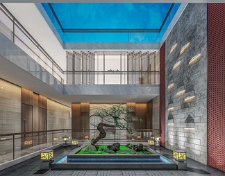 庭院 庭院3D模型下载【ID:516750】