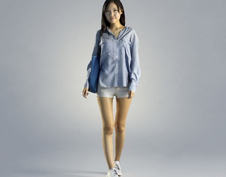 休闲女人模特