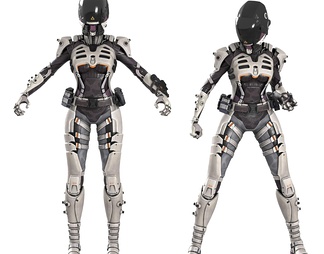 次时代游戏人物 次时代游戏人物3d模型下载【ID:529692】