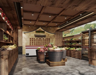 水果生菜生鲜店