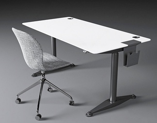 Boconcept 办公桌椅组合 Boconcept 办公桌椅组合3d模型下载【ID:535429】