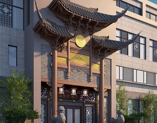 古建门头店面