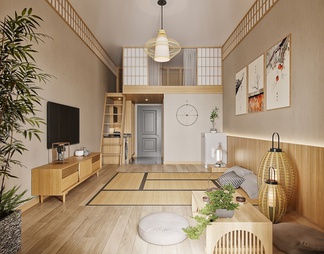 单身公寓 单身公寓3D模型下载【ID:540788】
