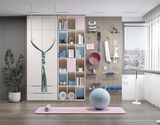 家居健身房 家居健身房3D模型下载【ID:546851】