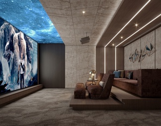 私人影院 私人影院3D模型下载【ID:548036】