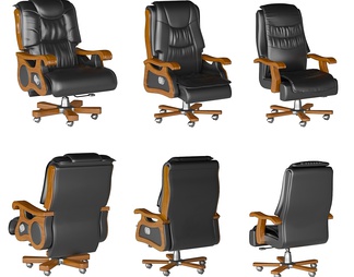 办公椅 办公椅3d模型下载【ID:556082】