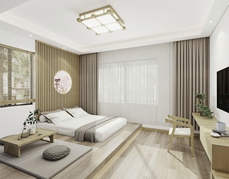 卧室 卧室3D模型下载【ID:559799】