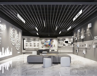 展厅 展厅3d模型下载【ID:563384】