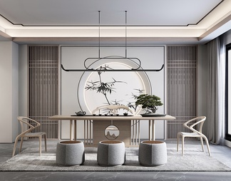茶室 茶室3d模型下载【ID:567367】