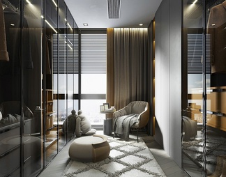 衣帽间 衣帽间3D模型下载【ID:567373】