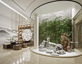 地下室茶室 地下室茶室3D模型下载【ID:567734】