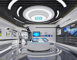 科技展厅 科技展厅3d模型下载【ID:569102】