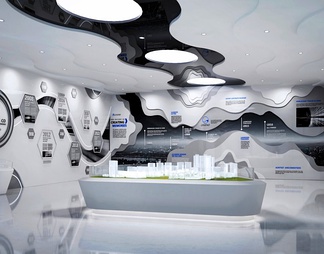 科技展厅 科技展厅3d模型下载【ID:569045】