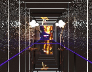 KTV酒吧过道 KTV酒吧过道3d模型下载【ID:569464】