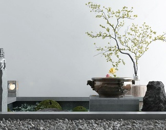 水景小品 水景小品3d模型下载【ID:569870】