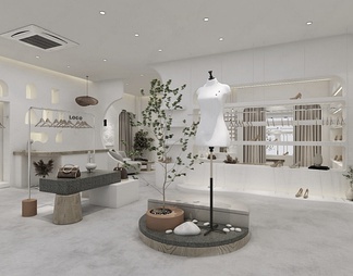 风服装店 风服装店3d模型下载【ID:570272】