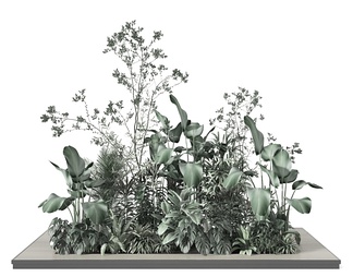 花坛 花坛3d模型下载【ID:570985】