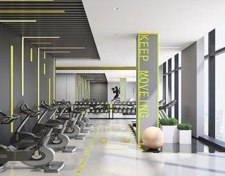 健身房 健身房3d模型下载【ID:570667】