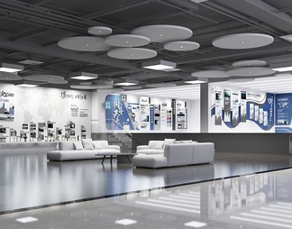 科技展厅 科技展厅3d模型下载【ID:570669】