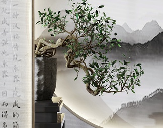 盆栽 盆栽3d模型下载【ID:570674】