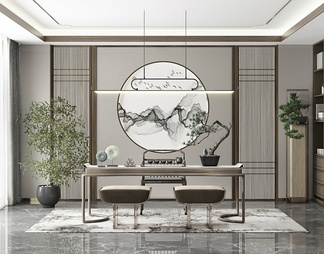 书房 书房3d模型下载【ID:570895】