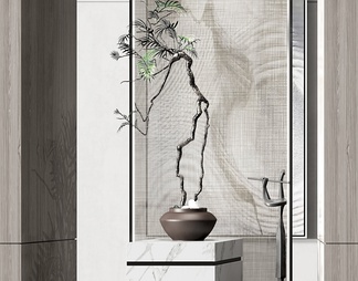 盆栽 盆栽3d模型下载【ID:571065】