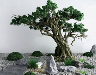 园林景观小品 园林景观小品3d模型下载【ID:571957】