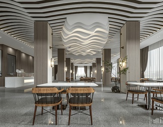 自助餐厅 自助餐厅3d模型下载【ID:571464】