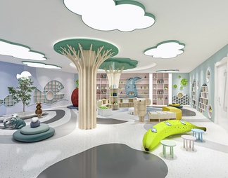 幼儿园 幼儿园3d模型下载【ID:571864】
