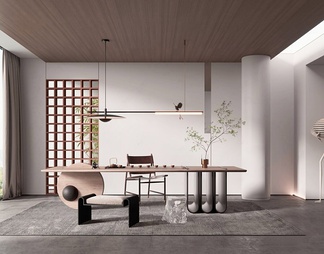茶室 茶室3D模型下载【ID:572012】