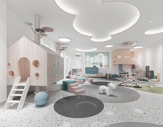 幼儿园 幼儿园3d模型下载【ID:572583】