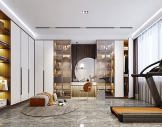 衣帽间 衣帽间3D模型下载【ID:572209】