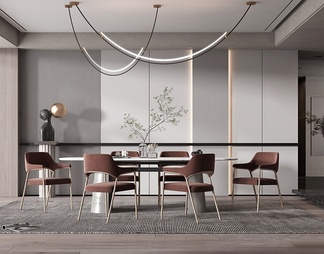 家居餐厅 家居餐厅3D模型下载【ID:572520】